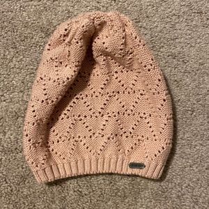 Pistil Pink Knit Lightweight Beanie